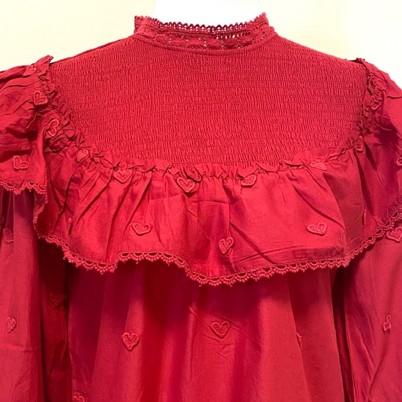 Farm Rio Hearts Blouse - Picture 3 of 9